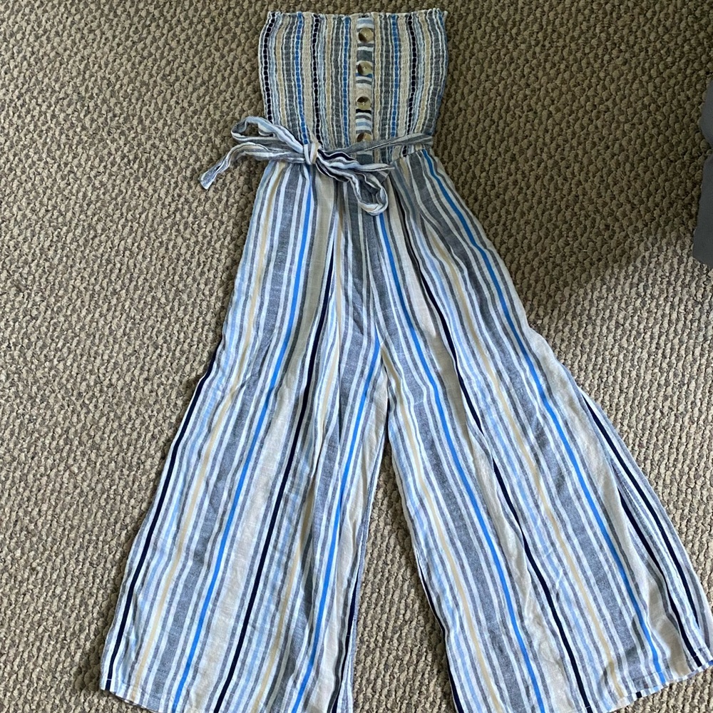 Strapless romper!